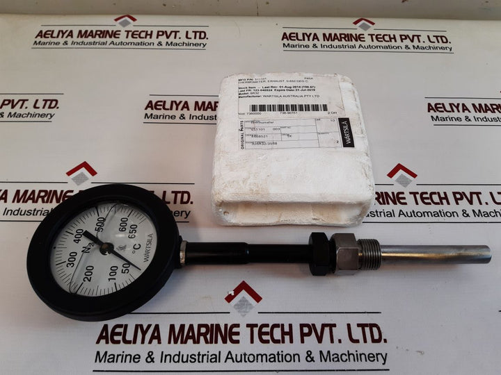 WartsilaRexotherm 6R32 Thermometer 0-650 Deg C. 511101
