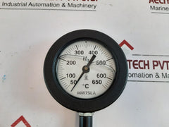 WartsilaRexotherm 6R32 Thermometer 0-650 Deg C. 511101
