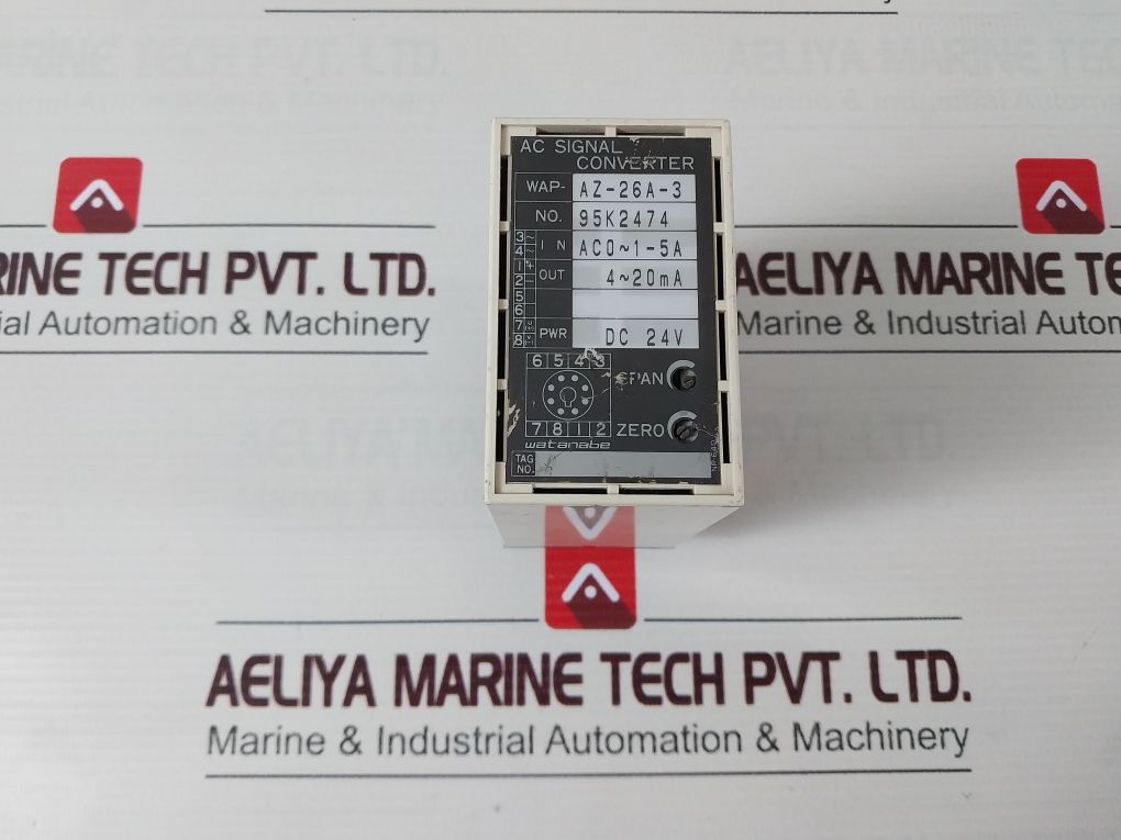 Watanable Wap-az-26A-3 Ac Signal Converter Dc 24V