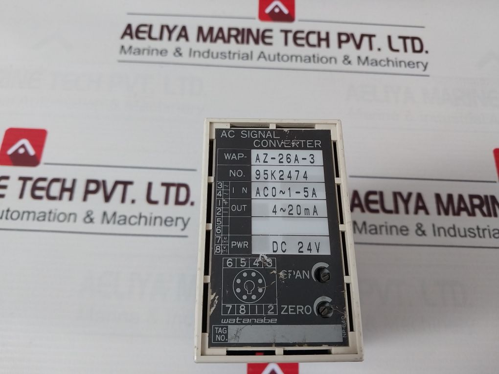 Watanable Wap-az-26A-3 Ac Signal Converter Dc 24V