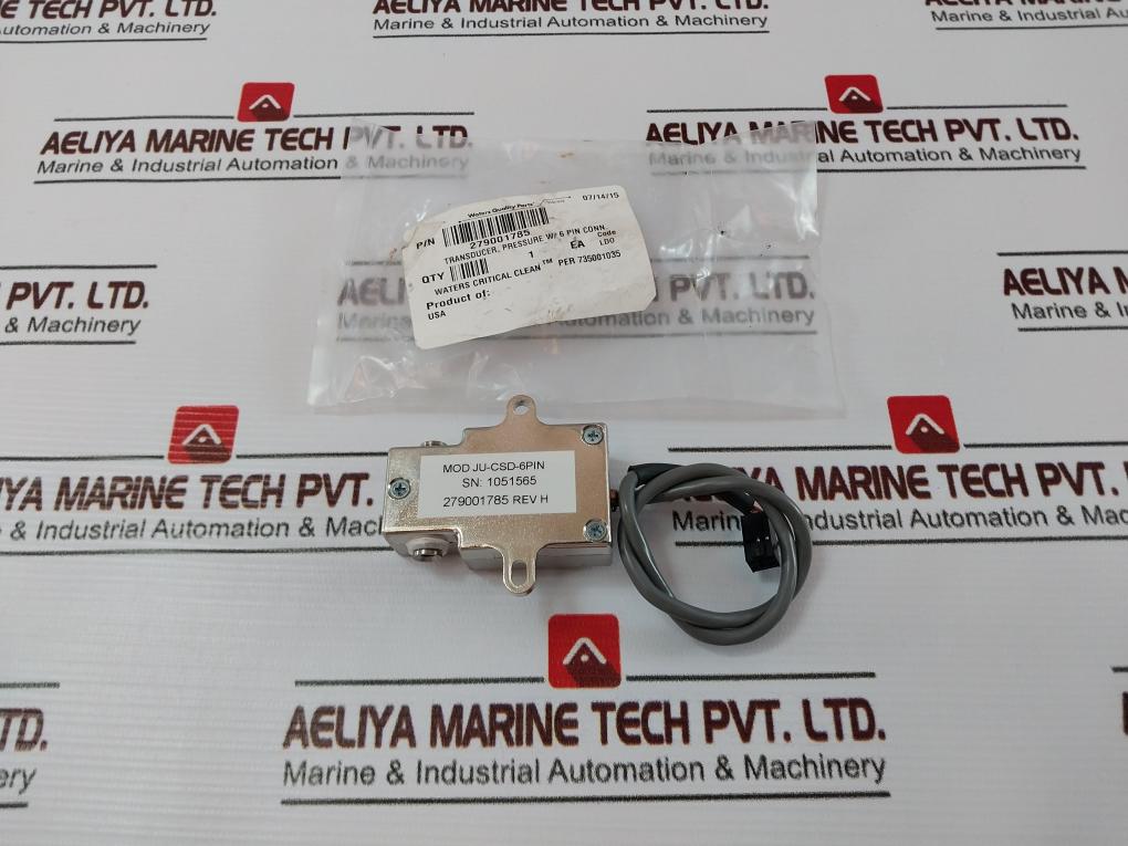 Waters Mod Ju-csd-6Pin Pressure Transducer 279001785