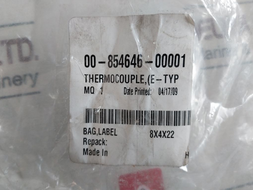 Watlow 00-854646-00001 Temperature Thermocouple