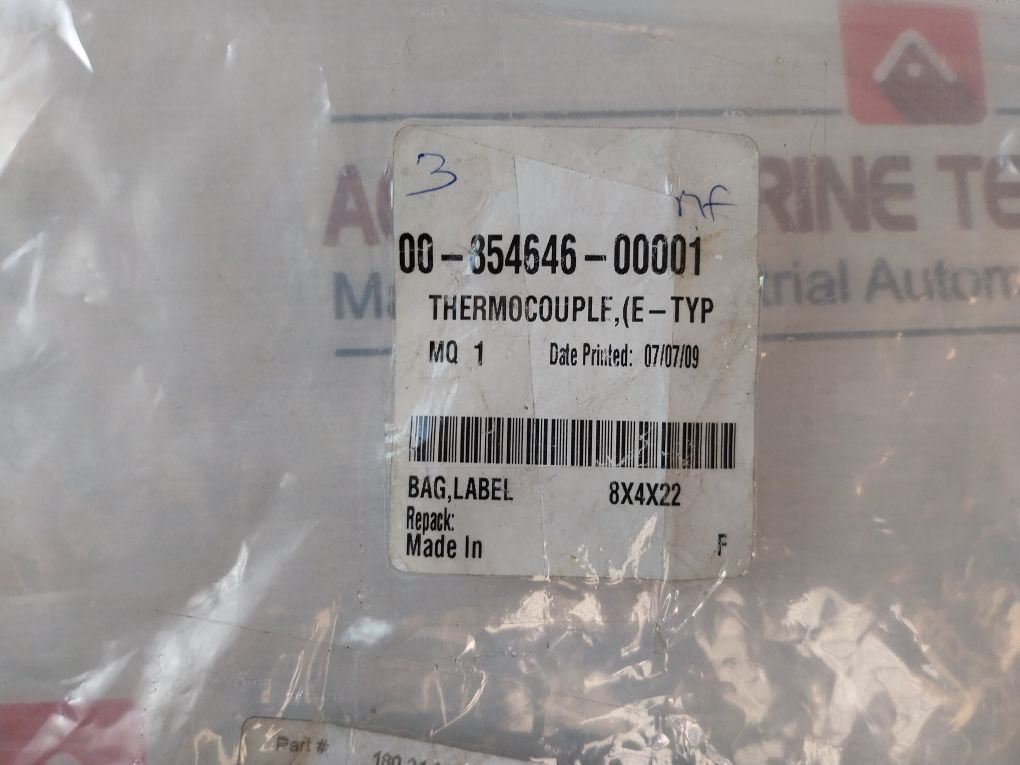 Watlow 00-854646-00001 Temperature Thermocouple