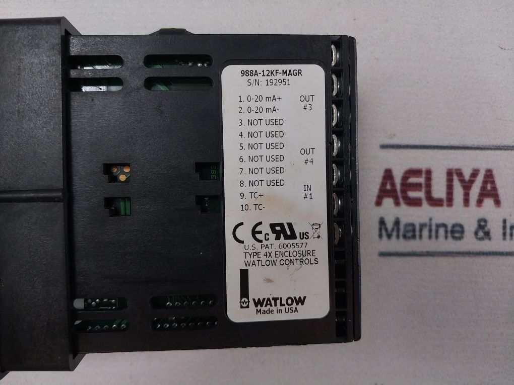 Watlow 988A-12Kf-magr Temperature Controller 100-240Vac