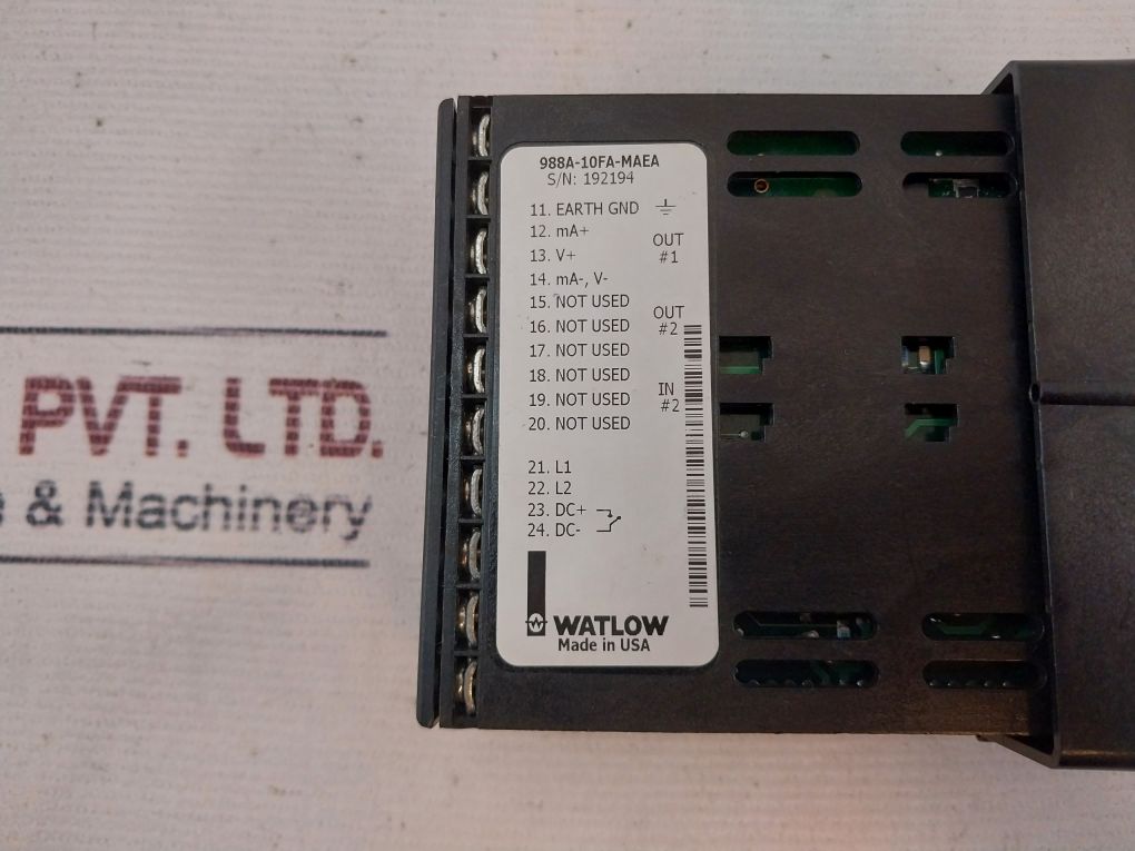 Watlow Controls 988A-10Fa-maea Temperature Controller