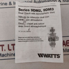 Watts 0061888 Dual Check With Atmospheric Vent