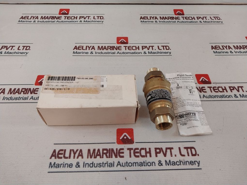 Watts 12” 9D-m3 Dual Check Valve
