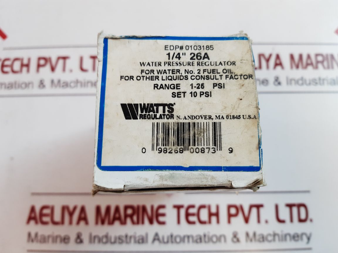 Watts 26A Water Pressure Regulator