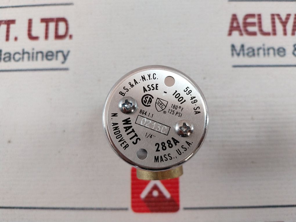Watts 288A Brass Anti-siphon Vacuum Breaker