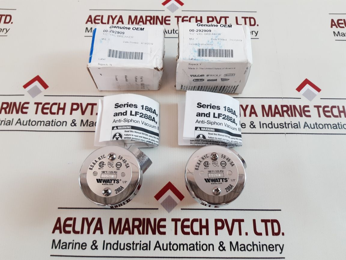 Watts 1/2 288A-sc-z23 Anti-siphon Vacuum Breaker 59-49-sa
