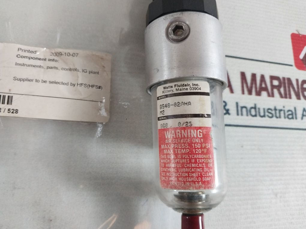 Watts 8548-02Ama-m2 Air Filter Element 120°F