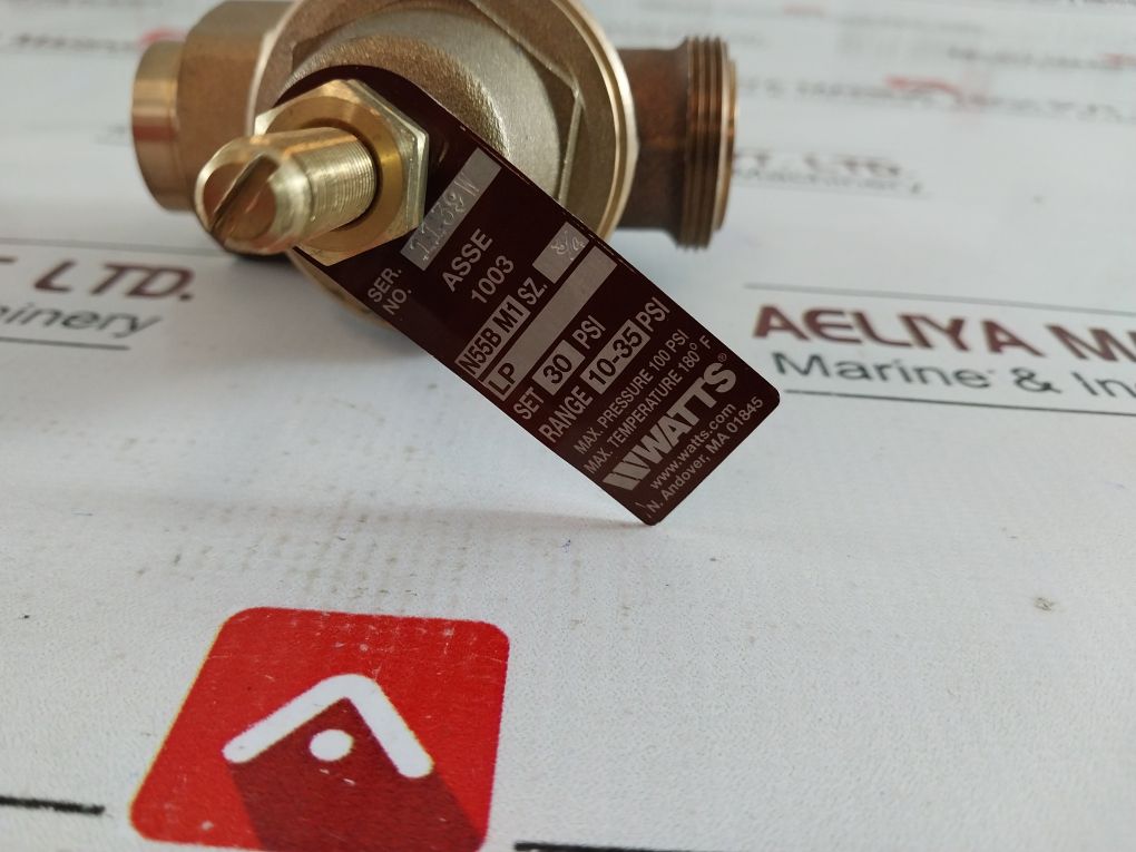 Watts N55B M1 Water Pressure Reducing Valve