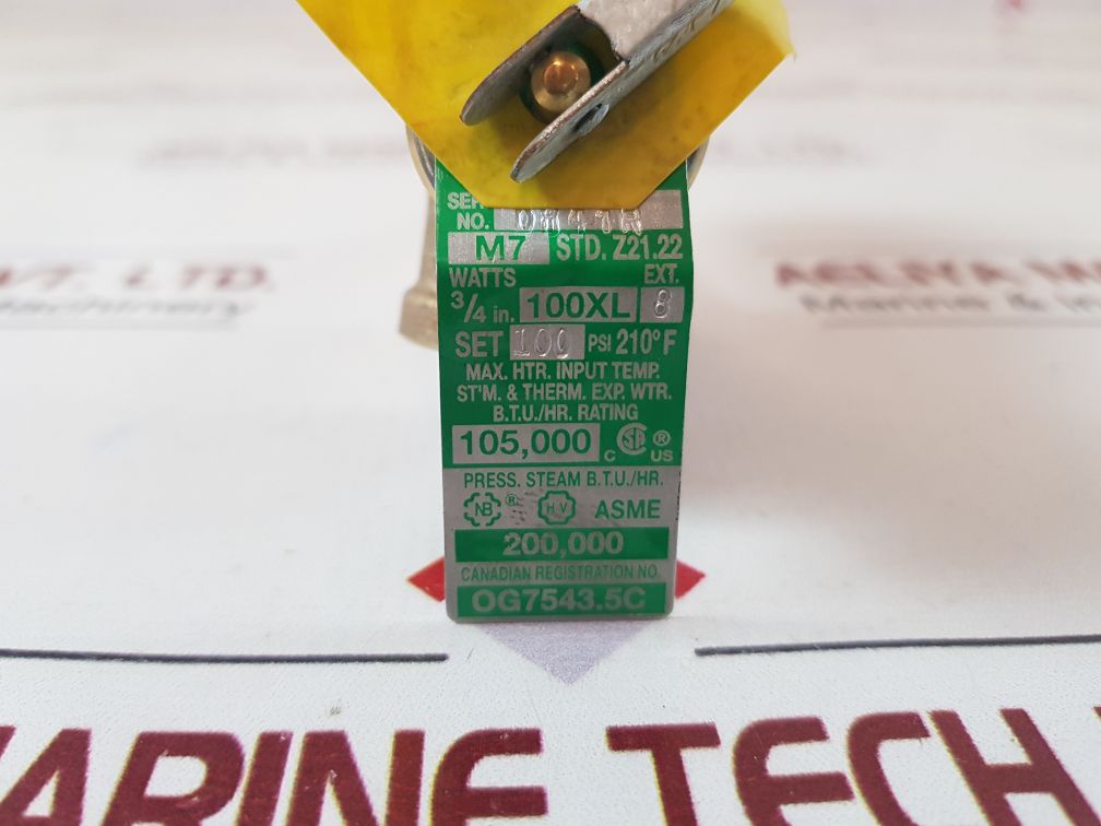 Watts Regulator 100Xl Pressure Relief Valve