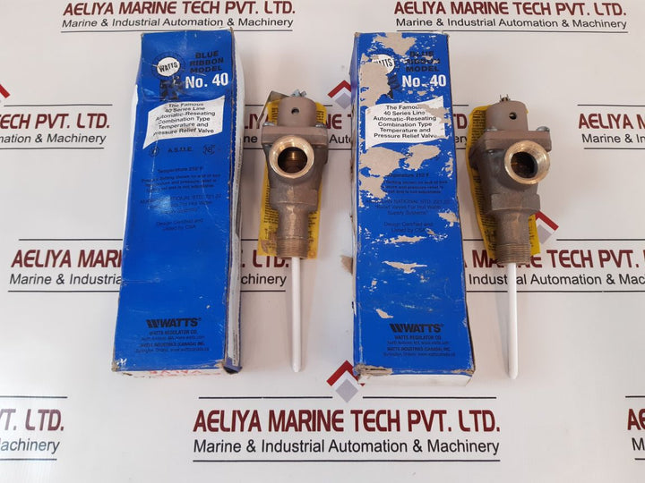 Watts Regulator 34 40Xl Z2 Temperature And Pressure Relief
