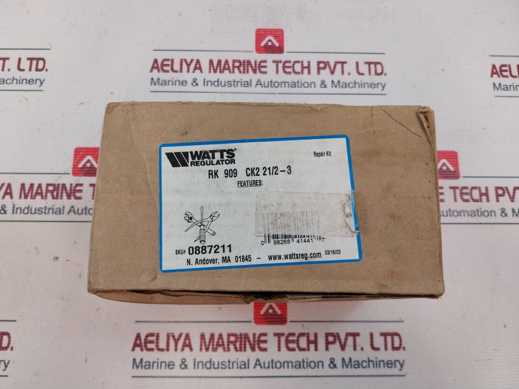 Watts Regulator Rk 909 Ck2 21/2-3 Repair Kit