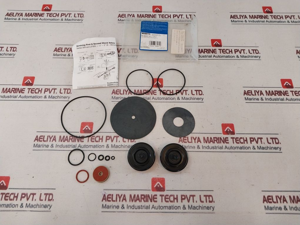 Watts Rk 009M1-rt 1 1/4-2 Total Valve Rubber Parts Repair Kit