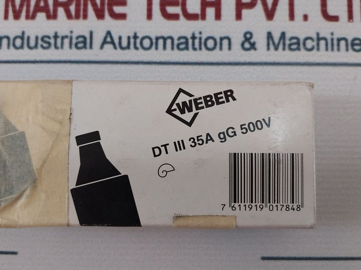 Lot Of 10X Weber 35A 500V Diazed Fuse Cartridge