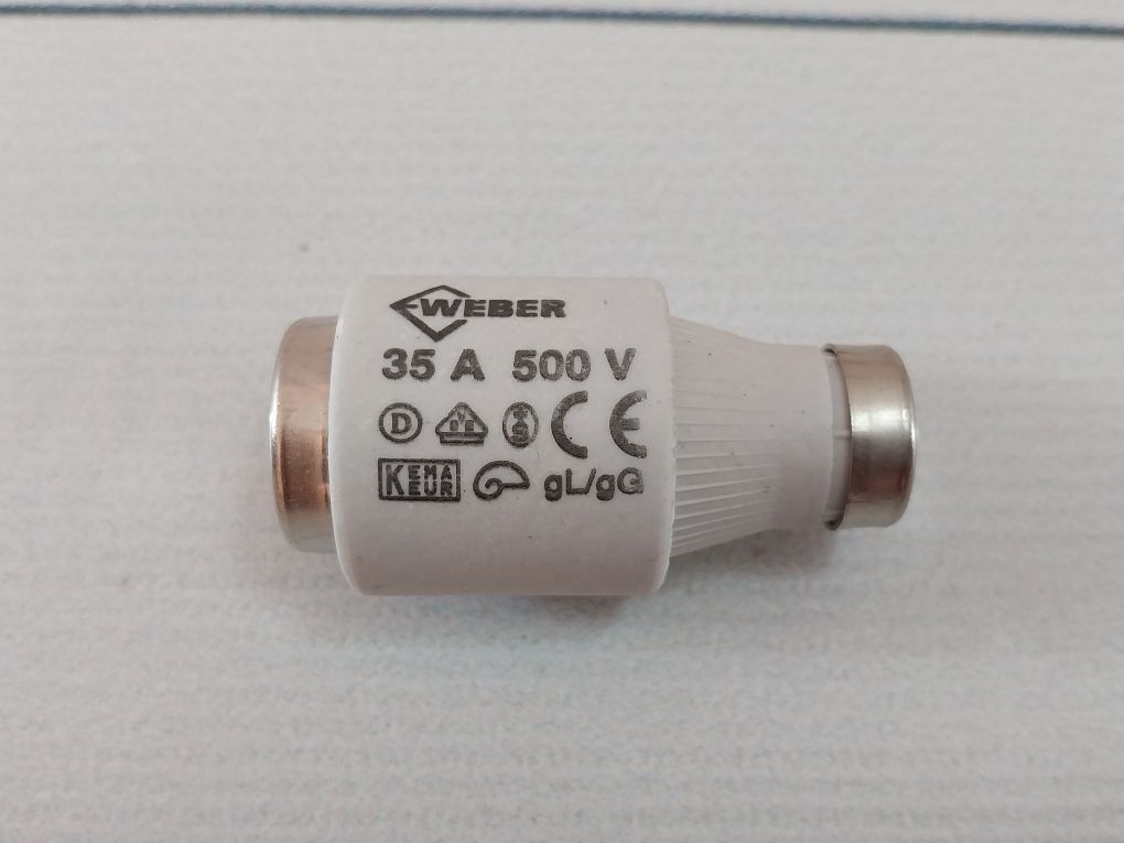 Lot Of 10X Weber 35A 500V Diazed Fuse Cartridge