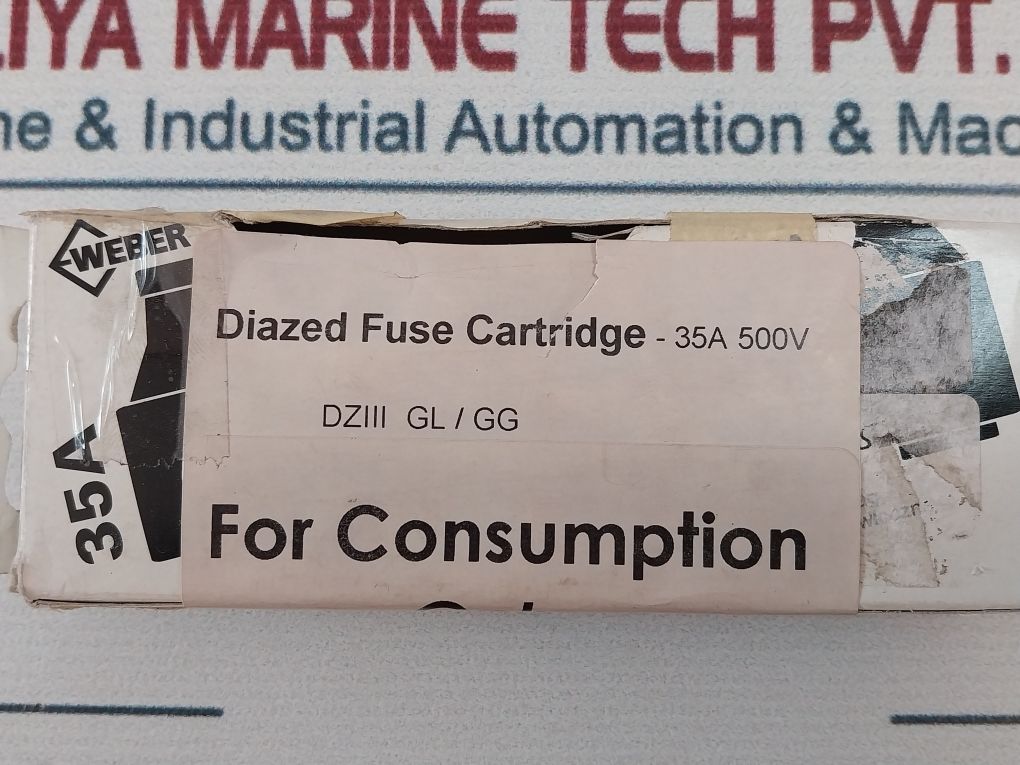 Lot Of 10X Weber 35A 500V Diazed Fuse Cartridge