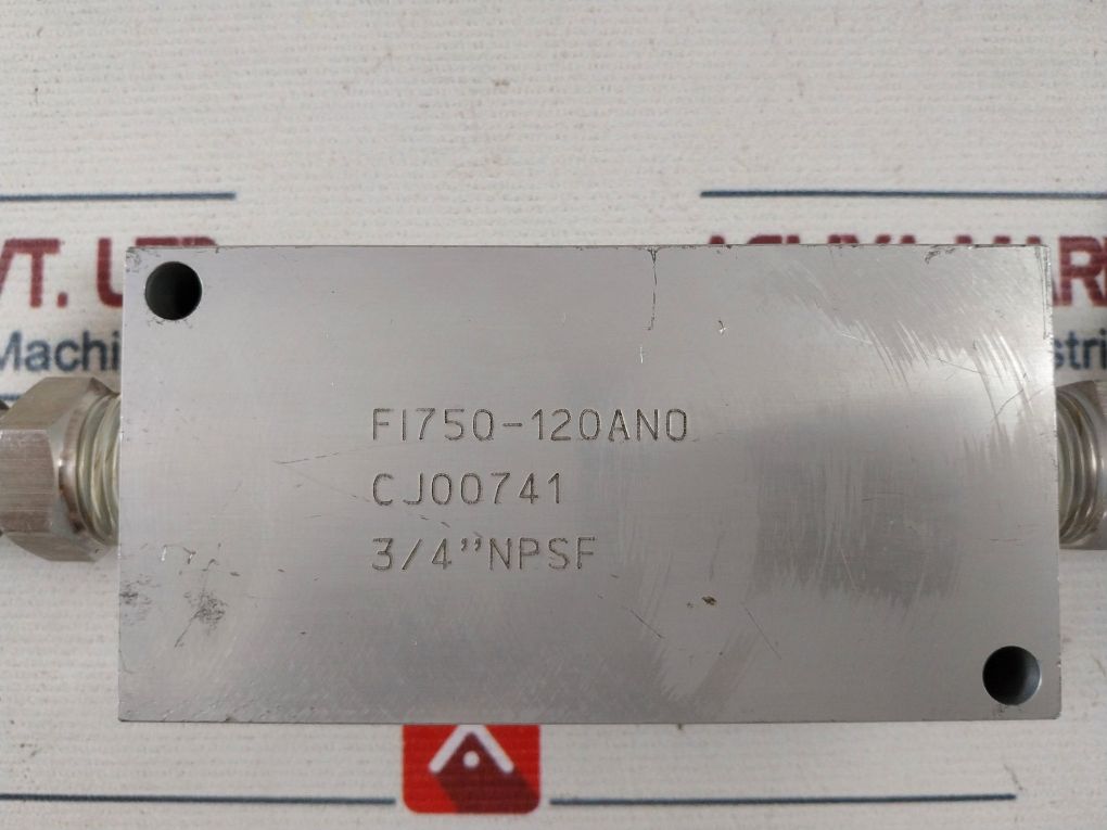 Webtec Fi750-120Ano Hydraulic In-line Flow Indicator