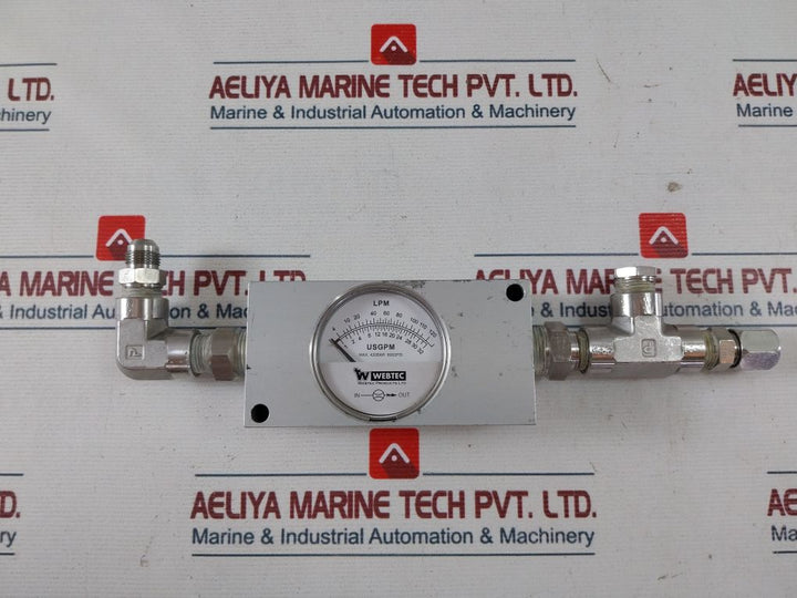 Webtec Fi750-120Ano Hydraulic In-line Flow Indicator