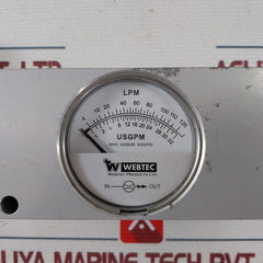 Webtec Fi750-120Ano Hydraulic In-line Flow Indicator