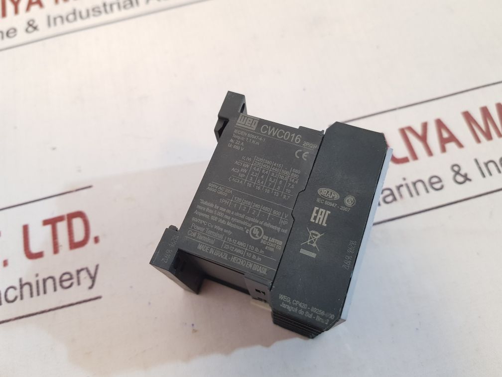 Weg Cwc016 Mini Contactor Cwc016-00-22V47