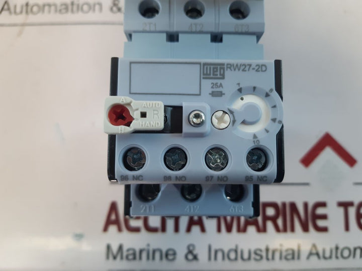 Weg Rw27-2D Overload Relay With Cwb12 Contactor