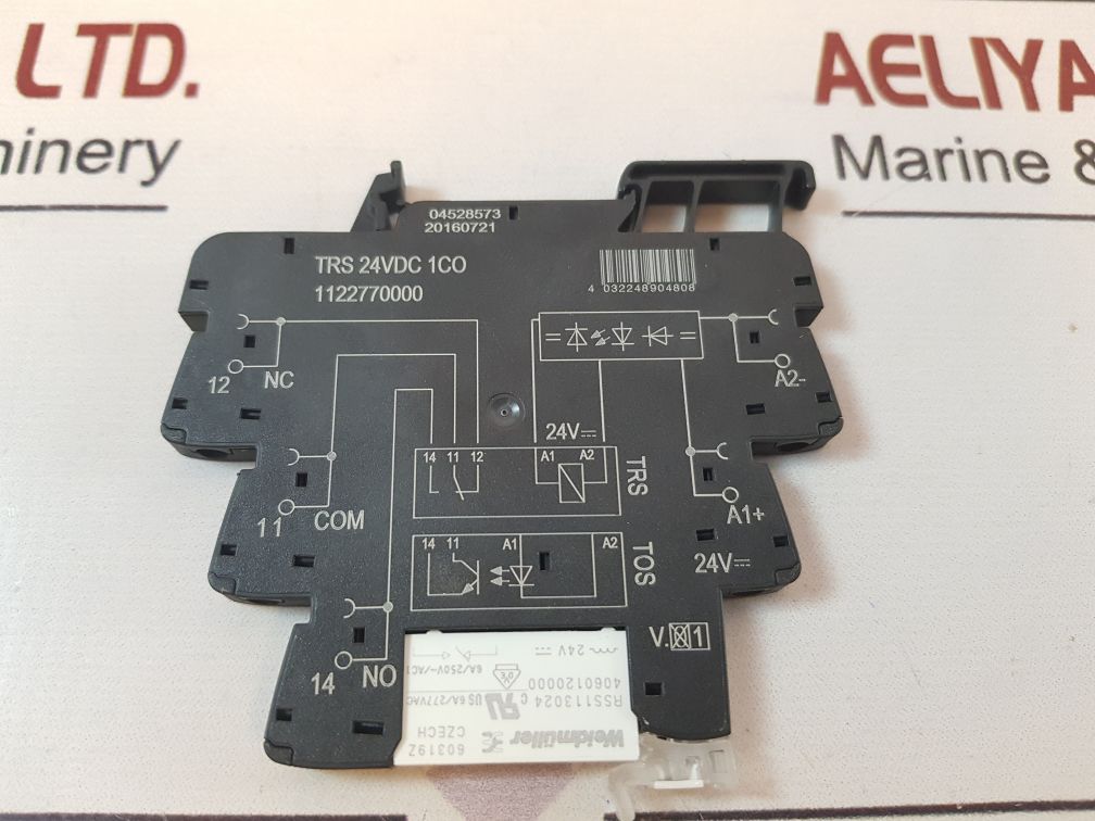 Set Of 6X Weidmuller Trs 24Vdc 1Co Relay