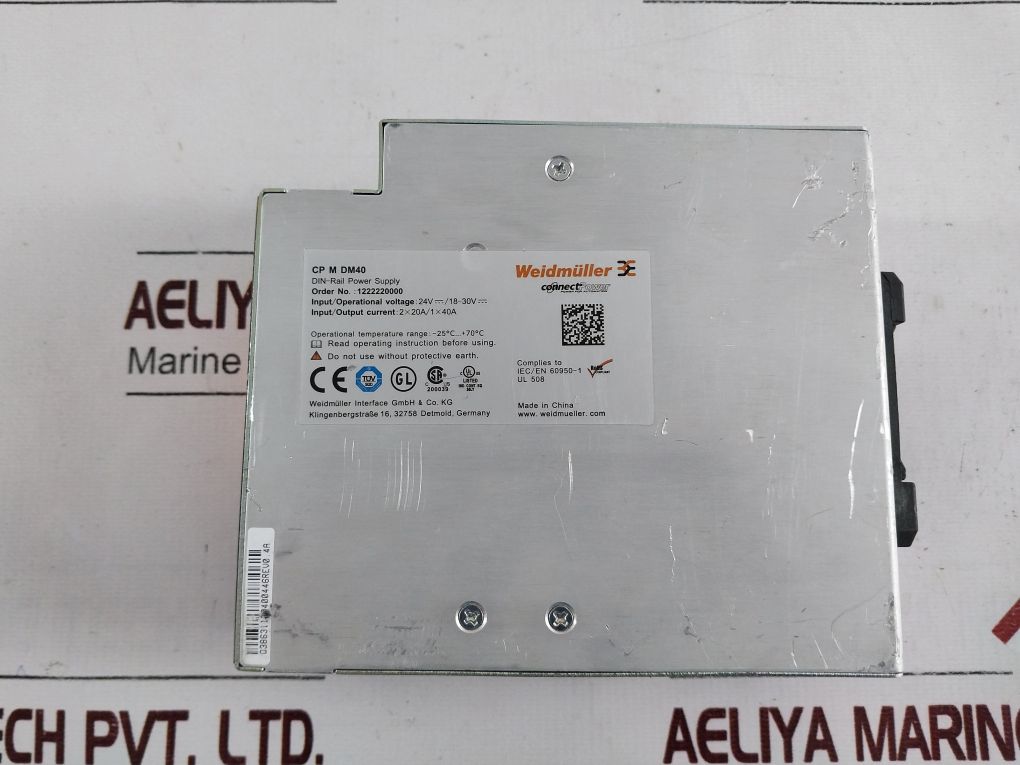 Weidmuller Cp M Dm40 Din-rail Power Supply 1222220000