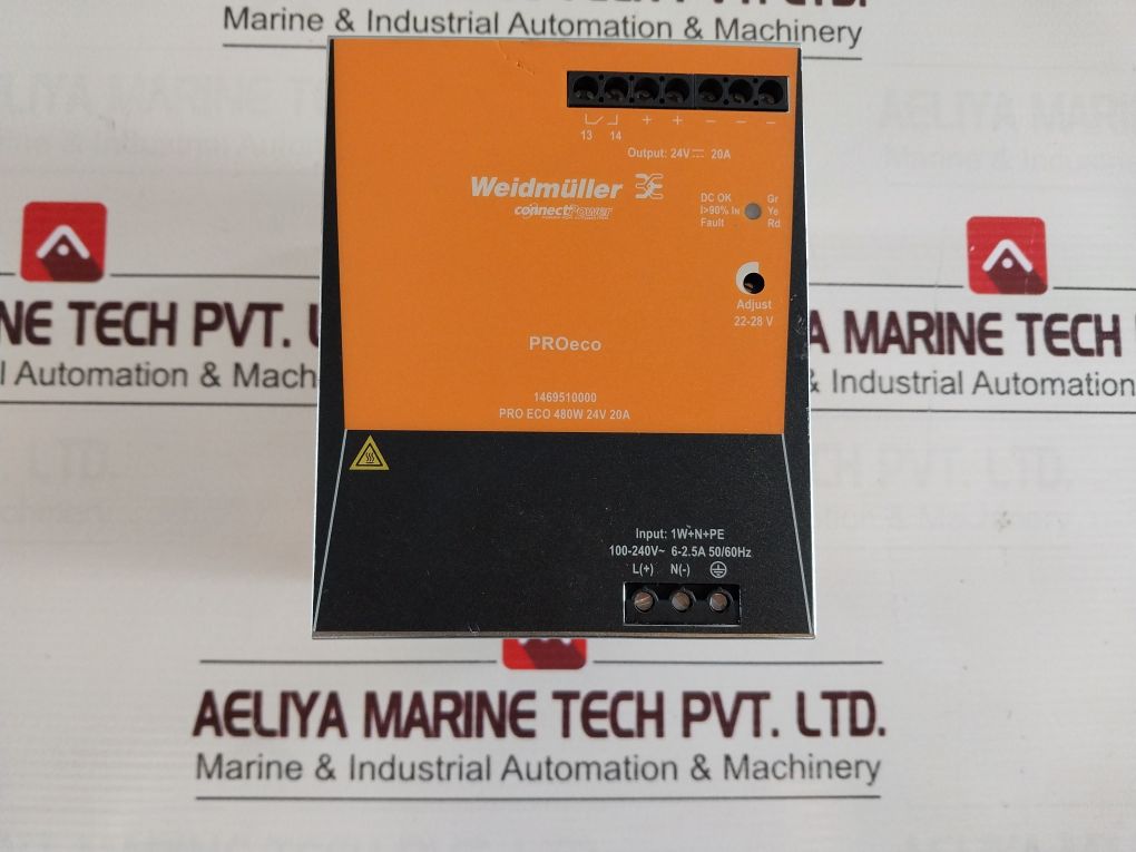 Weidmuller 1469510000 Pro Eco Din-rail Power Supply