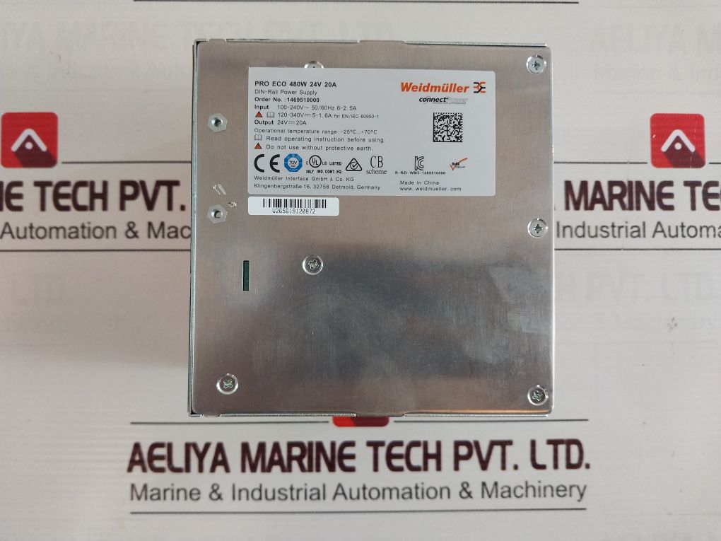 Weidmuller 1469510000 Pro Eco Din-rail Power Supply