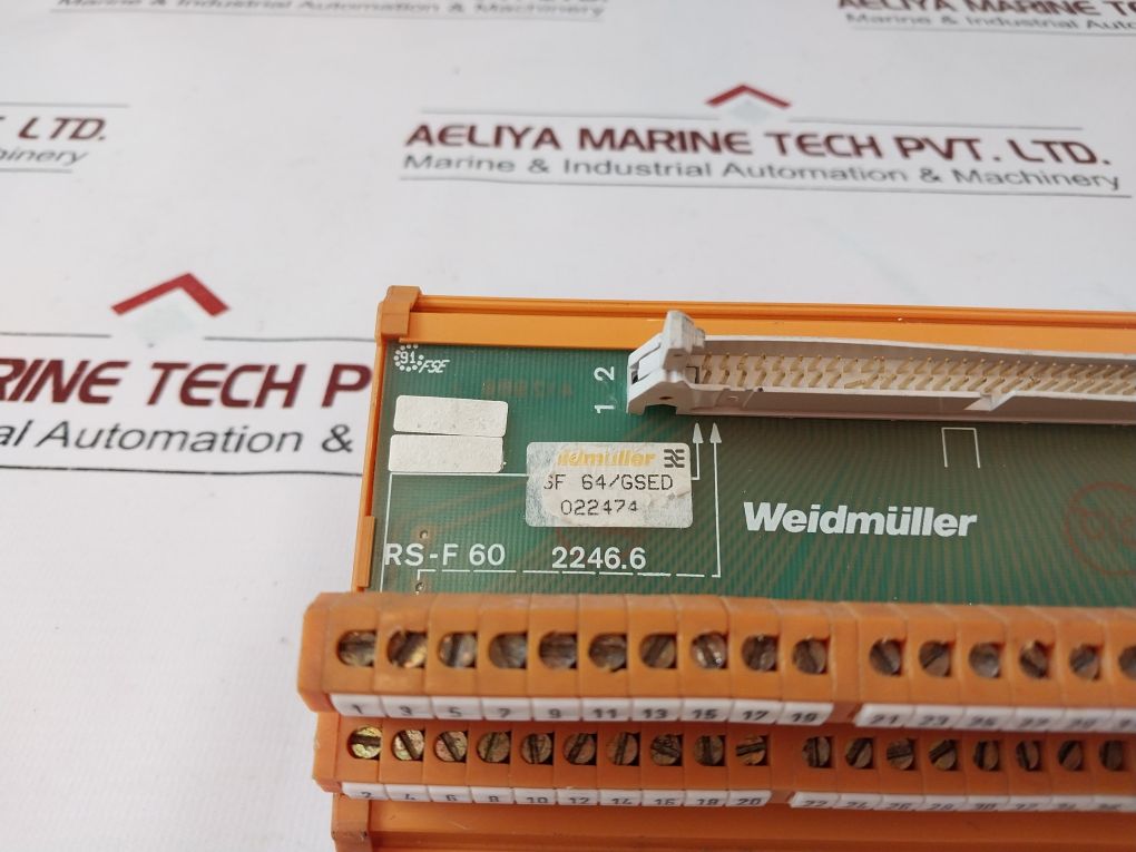 Weidmuller Rs-f 60 Interface/Terminal Block 2246.6 