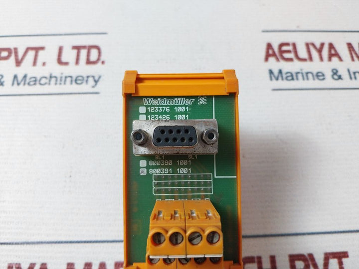 Weidmuller Interface Module 800391 1001