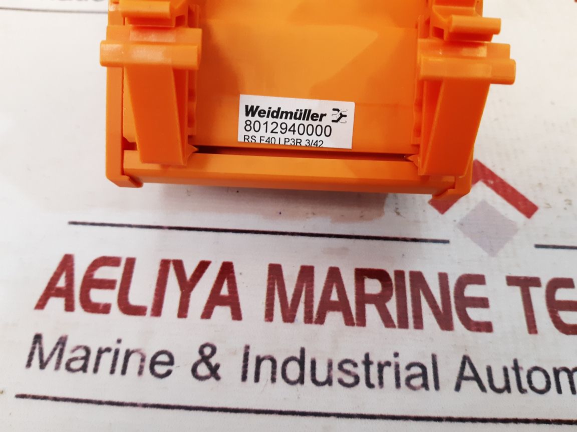 Weidmuller 8012940000 Terminal Block Rs F40 Lp3R 3/42