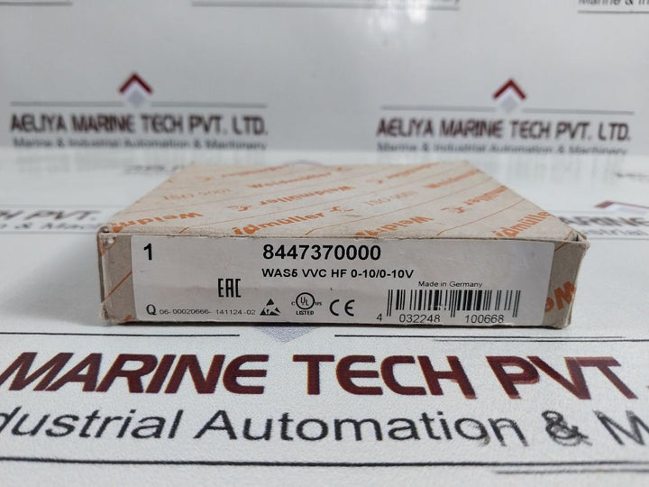 Weidmuller Was5 Vvc Hf Analog Isolator Module 8447370000