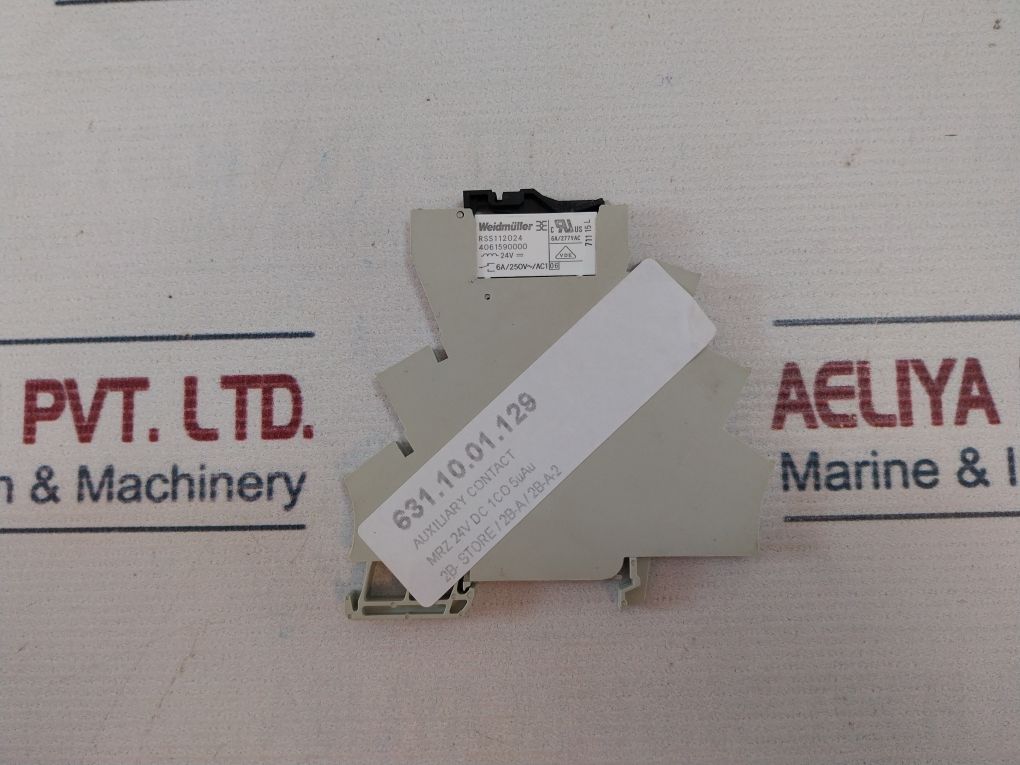 Weidmuller 8596080000 Power Relay With Relay Socket Mrz 24Vdc 1Co 5Uau