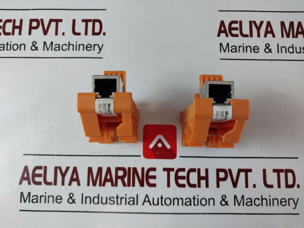 Weidmuller 861 132 0000 Din Rail Mount Terminal Block Rj 45