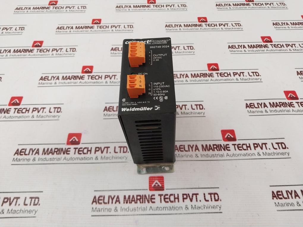 Weidmuller 992748 0024 Power Supply 24 Vdc 2.3A 50/60 Hz