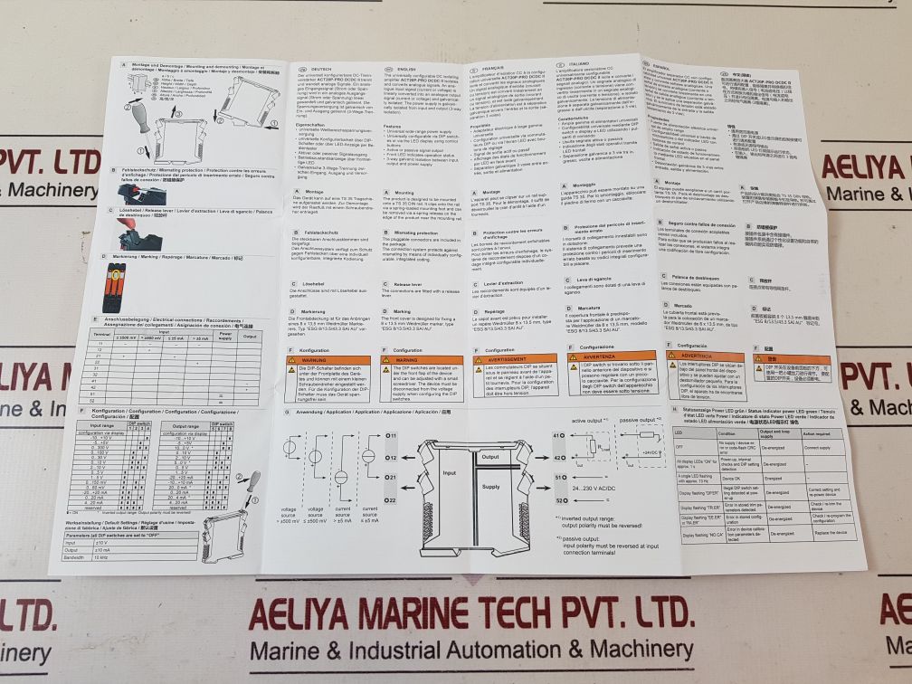 Weidmuller Act20P-pro Dcdc Ii-s Analog Signal Converter