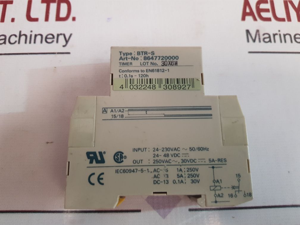 Weidmuller Btr-s Timer 8647720000