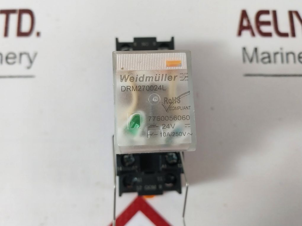 Weidmuller Drm270024L Relay With Fs 2Co Base