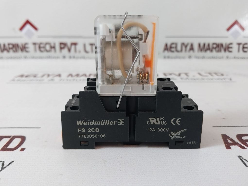 Weidmuller Drm270024L Relay With Fs 2Co Base