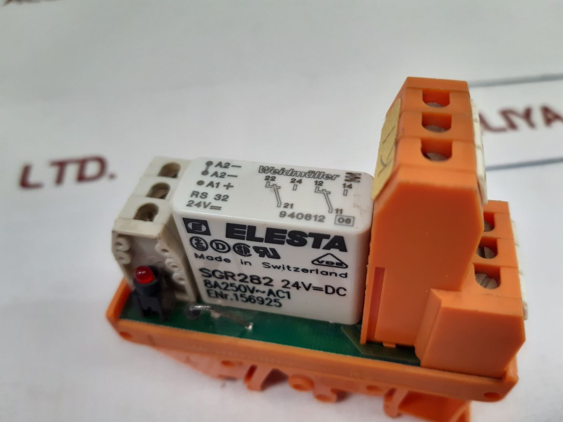 Weidmuller Sgr282 Relay 2