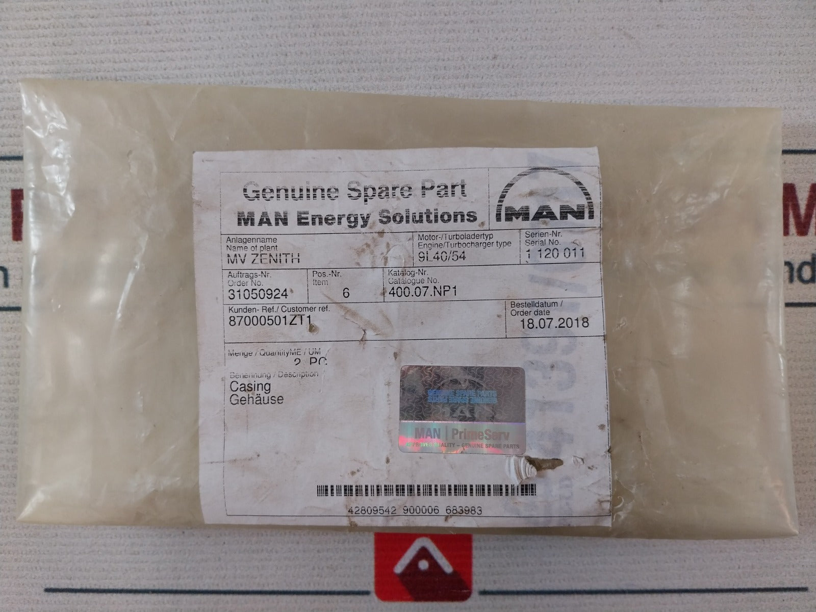 Weidmuller K11 11489020261 Gwes Metal Housing