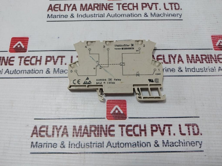 Weidmuller Mcz R 24Vdc Mcz 1.5 Terminal Relay 836598