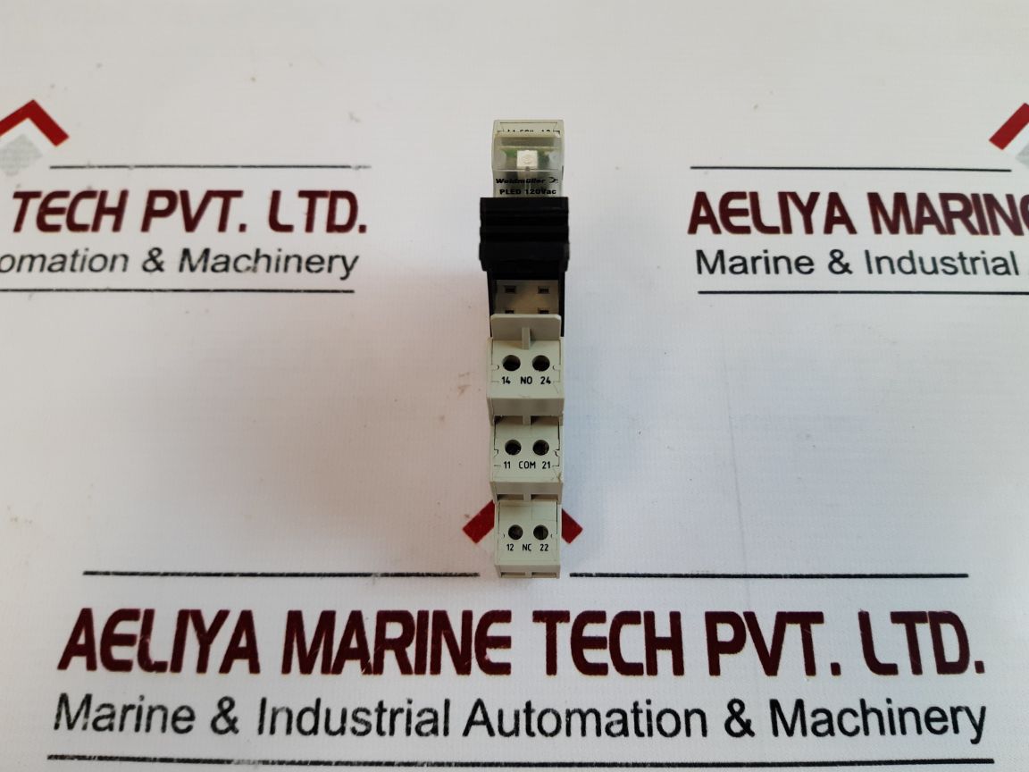 Lot Of 2X Weidmuller Pxs 35 Relay Socket 12Vac