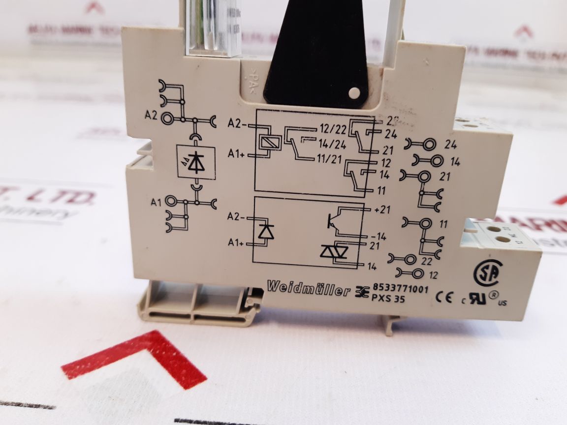 Weidmuller Pxs 35 Dib Rail Mount Relay 8533771001