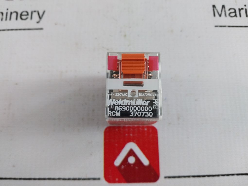 Weidmuller 8690000000 Relay With Base