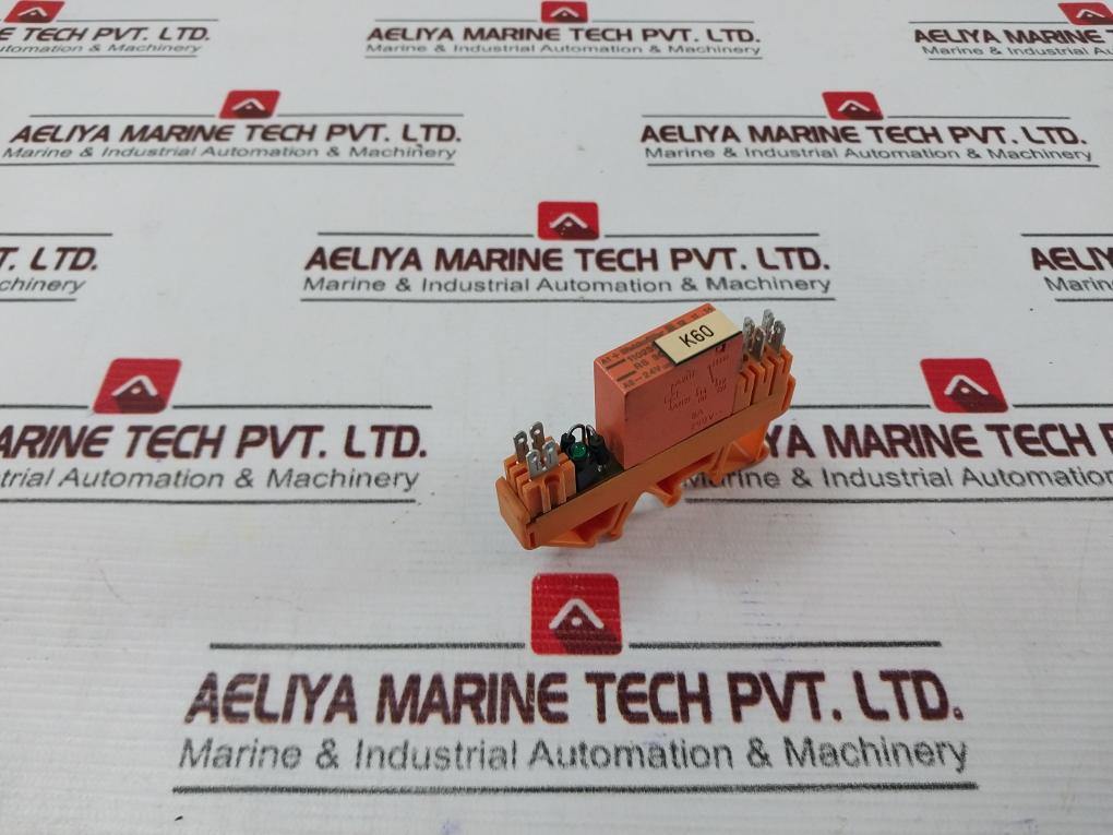 Lot Of 10X Weidmuller Rp011024 Relay W/ Socket 10A 250Vac Rs80